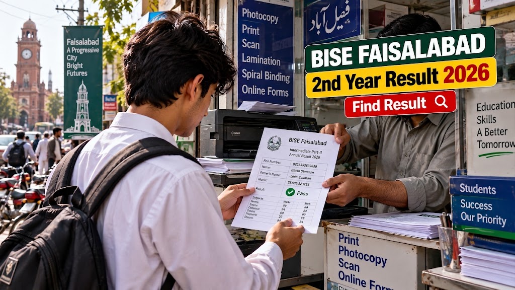 BISE Faisalabad 2nd Year Result 2026 - Find Your Result Right Now