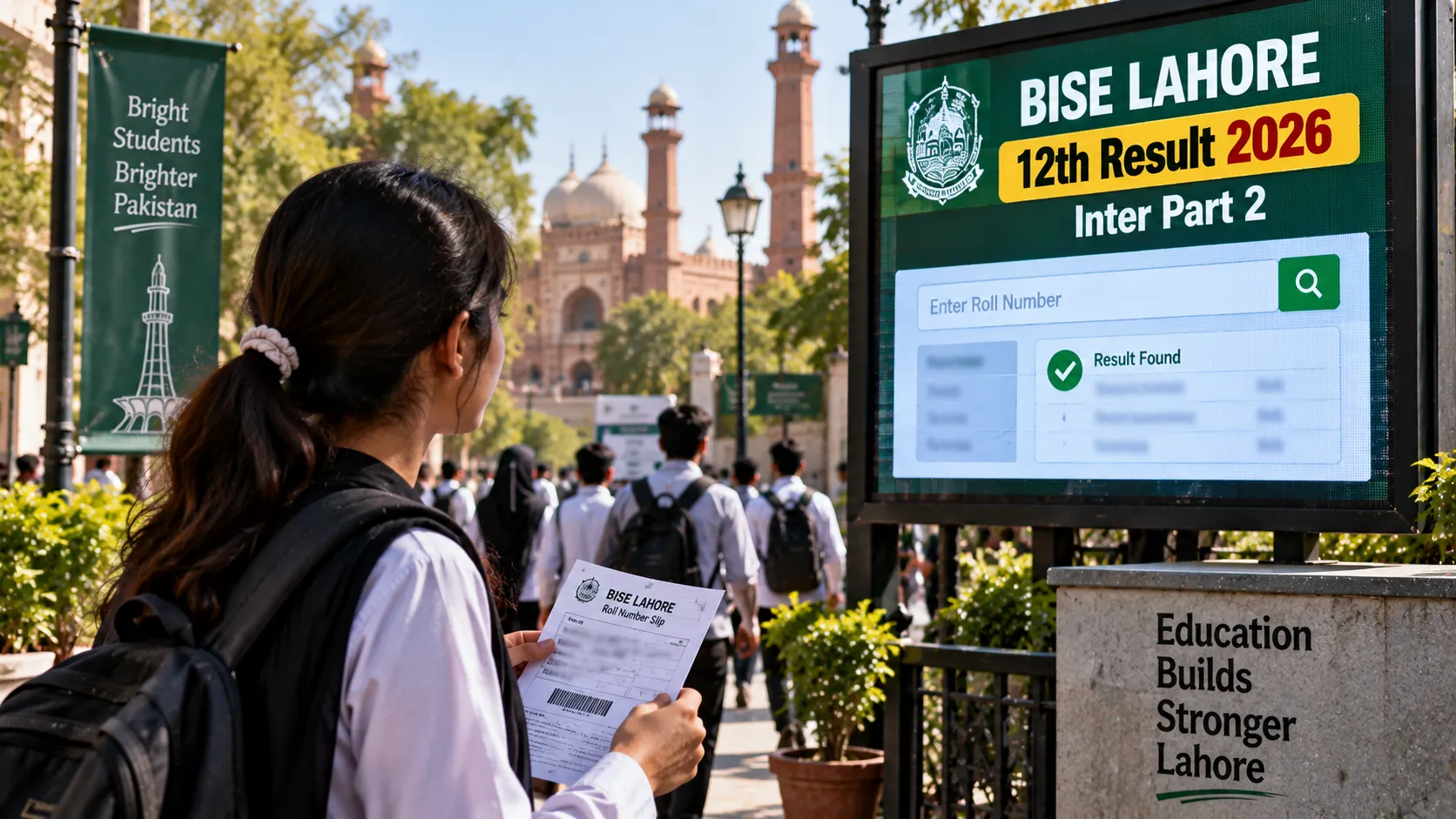 Bise Lahore 12th Class Result 2026 - Check Inter Part 2 Result Online